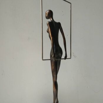 Sculpture intitulée "Stranger" par Aleksandr Stepanov, Œuvre d'art originale, Bronze