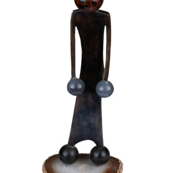 Sculpture titled "Я, из пары Созвезди…" by Aleksandr Stepanov, Original Artwork, Bronze