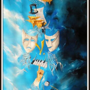 Pintura intitulada "ВЕРТИНСКИЙ" por Aleksandr Valuev, Obras de arte originais, Óleo