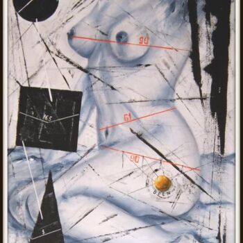 Картина под названием "НЕ СТАНДАРТ" - Александр Валуев, Подлинное произведение искусства, Масло