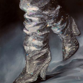 Картина под названием "shine-on-me.jpg" - Oleksandra Butenko, Подлинное произведение искусства, Масло