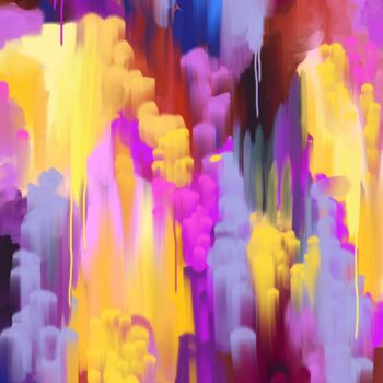 Peinture intitulée "Saffron" par Alexandra Ladygina, Œuvre d'art originale, Peinture numérique