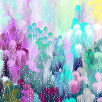 Картина под названием "Ice gardens" - Alexandra Ladygina, Подлинное произведение искусства, Цифровая живопись