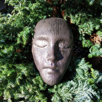 Sculptuur getiteld ""Wood"" door Aleksandra Luminor, Origineel Kunstwerk, Keramiek