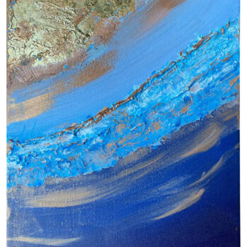 Peinture intitulée "Мыслей океан" par Aleksandra Sasina, Œuvre d'art originale, Acrylique
