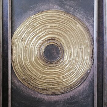Картина под названием ""Wheel of fortune"" - Александра Збирун, Подлинное произведение искусства, Гипс Установлен на Другая…