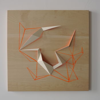 Скульптура под названием "Guideline" - Aleksandra Petkovic, Подлинное произведение искусства, картон