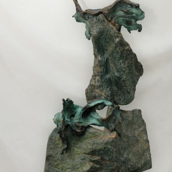 Sculpture titled "Calme" by Aleksandra Kann-Bogomilska, Original Artwork, Mixed Media