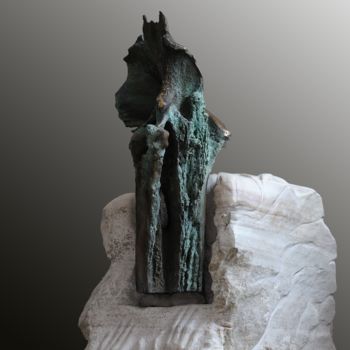 Sculpture titled "Douleur - Camille C…" by Aleksandra Kann-Bogomilska, Original Artwork, Mixed Media