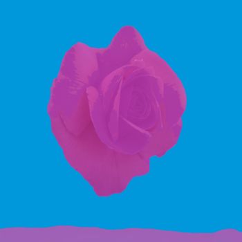 Grafika cyfrowa / sztuka generowana cyfrowo zatytułowany „Rose in the depths…” autorstwa Marina Alexandrova, Oryginalna prac…