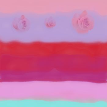 Цифровое искусство под названием "Color fields and th…" - Marina Alexandrova, Подлинное произведение искусства, Цифровая жив…