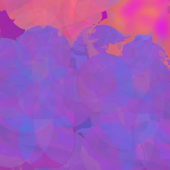 Digital Arts titled "Dawn and kaleidosco…" by Marina Alexandrova, Original Artwork, Digital Painting