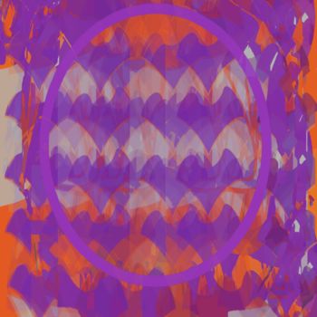 Digital Arts titled "Kaleidoscope of pur…" by Marina Alexandrova, Original Artwork, Digital Painting