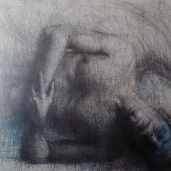 Картина под названием "My tired angel" - Sasha Tsyganov, Подлинное произведение искусства, Масло