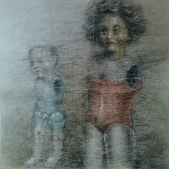 Картина под названием "We play without han…" - Sasha Tsyganov, Подлинное произведение искусства, Масло