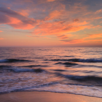 Fotografia zatytułowany „colorful sunset” autorstwa Aleksei Serov, Oryginalna praca, Fotografia cyfrowa