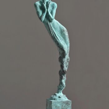 Sculpture intitulée "Ностальгия" par Aleksei Vrublevskii, Œuvre d'art originale, Métaux