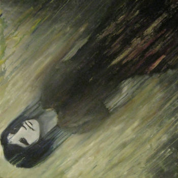 Pintura titulada "Falling" por Cvelov Aleksej, Obra de arte original