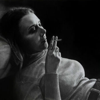 图画 标题为“Noir” 由Aleksey Zhukov, 原创艺术品, 铅笔
