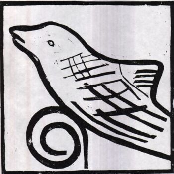 Drawing titled "Dolphin" by Aleksandar Srb, Original Artwork