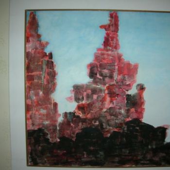 Pittura intitolato "Cattedrale" da Natalia Alemanno, Opera d'arte originale
