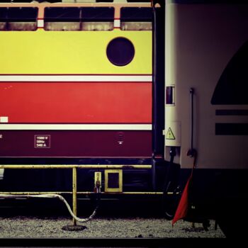 Photography titled "Train station" by Alen Gurovic, Original Artwork, Non Manipulated Photography