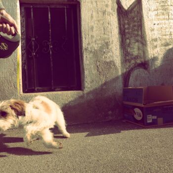 Photographie intitulée "Running away" par Alen Gurovic, Œuvre d'art originale, Photographie non manipulée