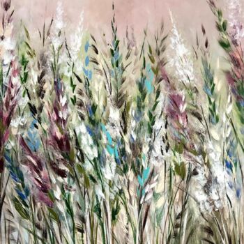 Картина под названием "Wheat" - Alena Kalevich, Подлинное произведение искусства, Акрил