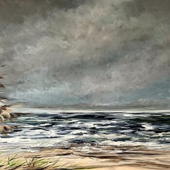 Painting titled "Sea" by Alena Kalevich, Original Artwork, Acrylic