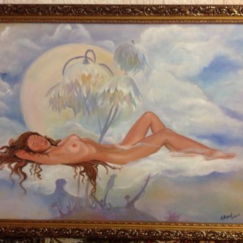 Painting titled "Чудесные сны" by Alla Morozova, Original Artwork, Oil