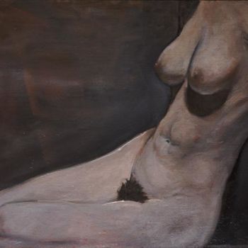 Pittura intitolato "Nude I" da Alex Ocampo, Opera d'arte originale