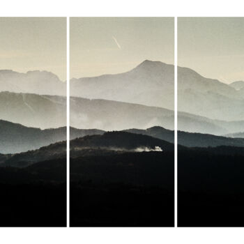 Photographie intitulée "Le Langhe Piemontesi" par Aleph Uteza Lysimaque, Œuvre d'art originale, Photographie numérique Monté…