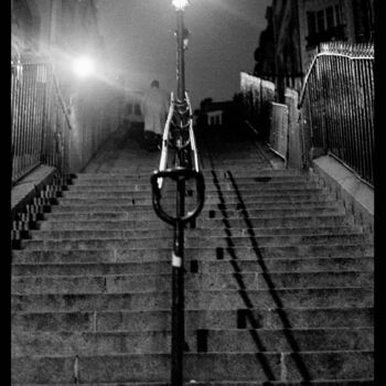 Photographie intitulée "Nuit à Montmatre" par Alepph.K, Œuvre d'art originale