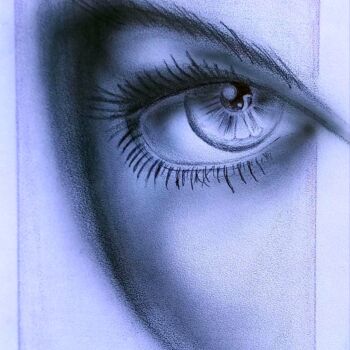 Drawing titled "View" by Arthur Savachenko, Original Artwork, Pencil