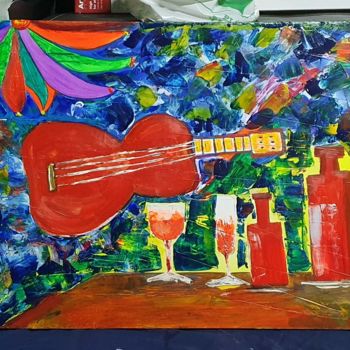 Pintura intitulada "La Serenata" por Cacau Alessa, Obras de arte originais, Acrílico