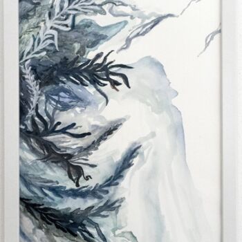 "Alghe azzurre" başlıklı Tablo Alessandra La Marca tarafından, Orijinal sanat, Suluboya