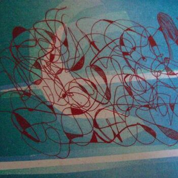 Peinture intitulée "Labyrinth" par Alessandra Dalla Rosa, Œuvre d'art originale