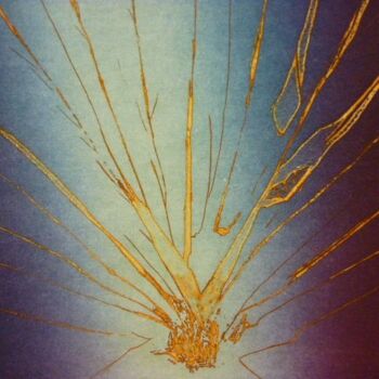 Estampas & grabados titulada "Broken Glass" por Alessandra Dalla Rosa, Obra de arte original, Grabado