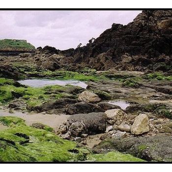 Photographie intitulée "plage bretonne" par Jean-Louis Alessandri, Œuvre d'art originale