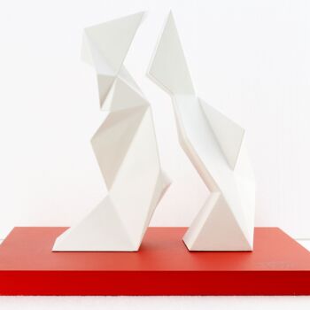 Sculpture intitulée "Italian style white…" par Alessandro Butera, Œuvre d'art originale, Acrylique