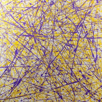 Картина под названием "purple" - Alessandro Butera, Подлинное произведение искусства, Акрил