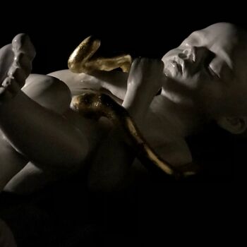 Sculpture intitulée "AB OVO" par Alessandro Colucci, Œuvre d'art originale, Argile