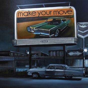 "Make you move" başlıklı Tablo Alessandro Iberti tarafından, Orijinal sanat, Petrol