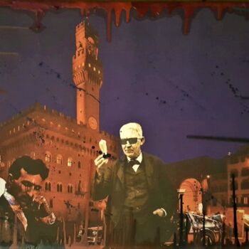 Painting titled "Firenze" by Alessandro Rizzo, Original Artwork, Photo Montage