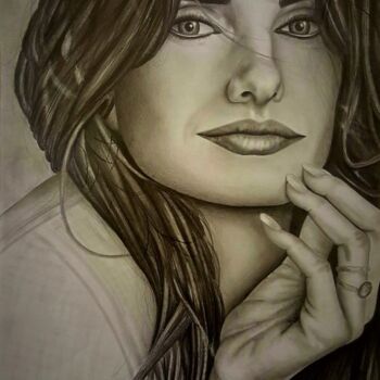 Drawing titled "Penelope" by Alessandro Rizzo, Original Artwork, Graphite