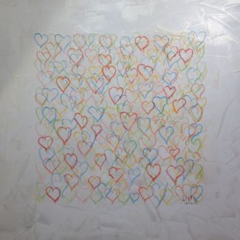 「Many Loves」というタイトルの絵画 Alessandro Coralliによって, オリジナルのアートワーク, パステル