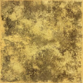 Картина под названием "Antique Gold" - Alessia Lu, Подлинное произведение искусства, Акрил Установлен на Деревянная рама для…
