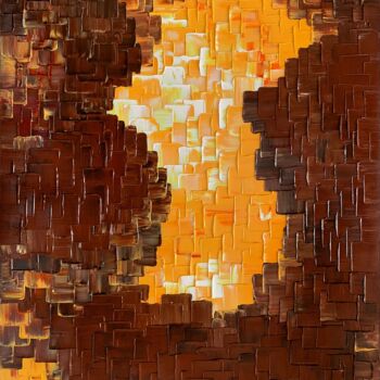 Peinture intitulée "Sweet Space" par Alessia Lu, Œuvre d'art originale, Acrylique Monté sur Châssis en bois