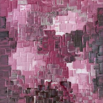 Ζωγραφική με τίτλο "Sakura" από Alessia Lu, Αυθεντικά έργα τέχνης, Ακρυλικό Τοποθετήθηκε στο Ξύλινο φορείο σκελετό