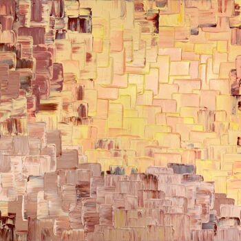 Картина под названием "Candy Mood" - Alessia Lu, Подлинное произведение искусства, Акрил Установлен на Деревянная рама для н…